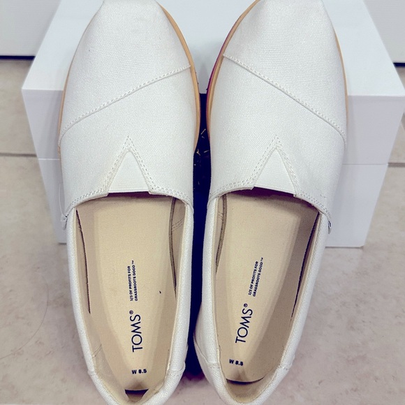 Toms Alpargata Platform Espadrille Size 8.5 💝 - Picture 5 of 8